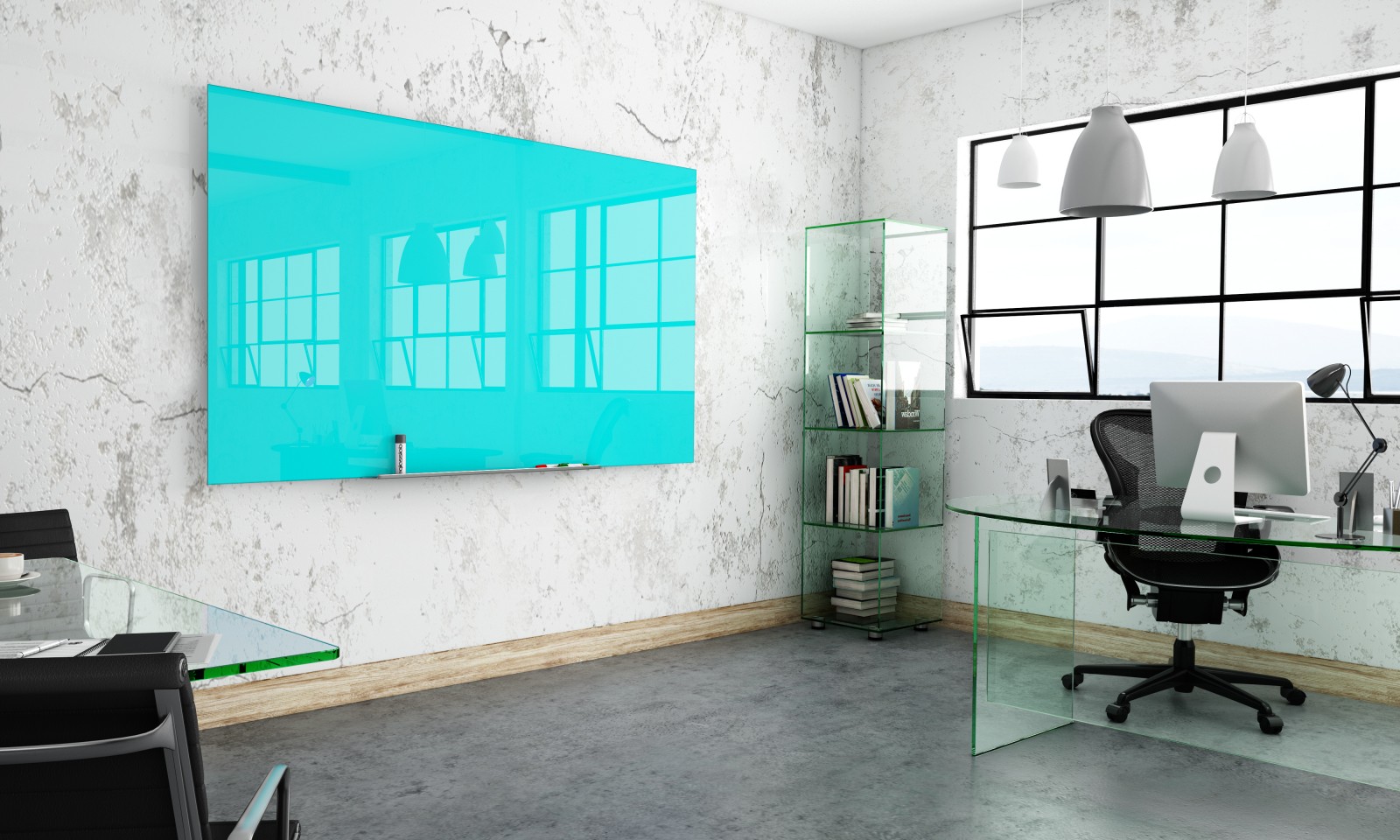 Glasslab - IM16- Glass Whiteboard 2_Blue_F01