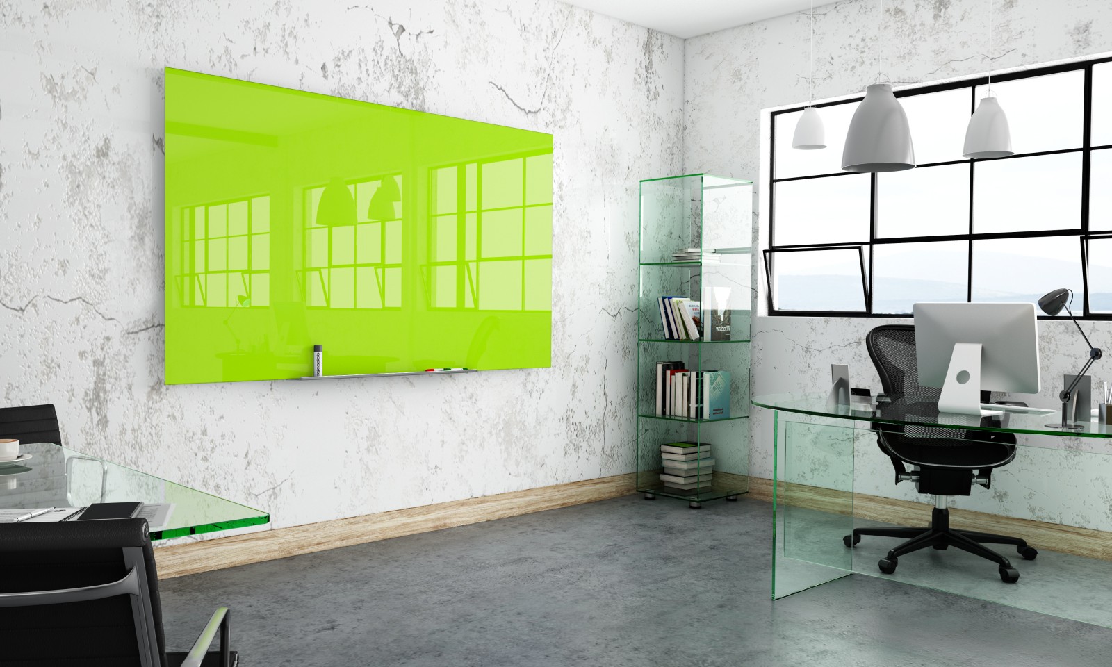 5 pieces of glass furniture that can give your office an