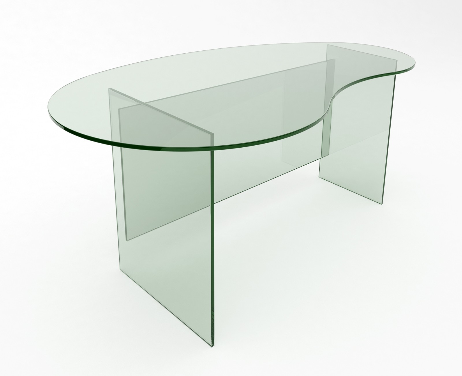 Athos glass desk
